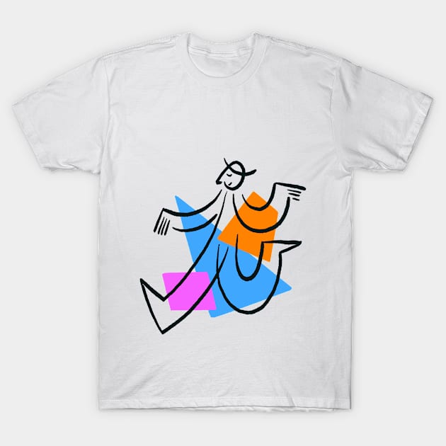 Funny person with hat T-Shirt by Hellofunnypeople